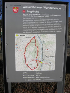 Wanderweg Bergkirche - Honsbronn - Hammelsklinge