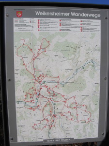 Weikersheimer Wanderwege - Übersichtskarte
