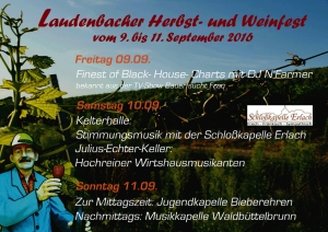 Weinfestprogramm 2016-2