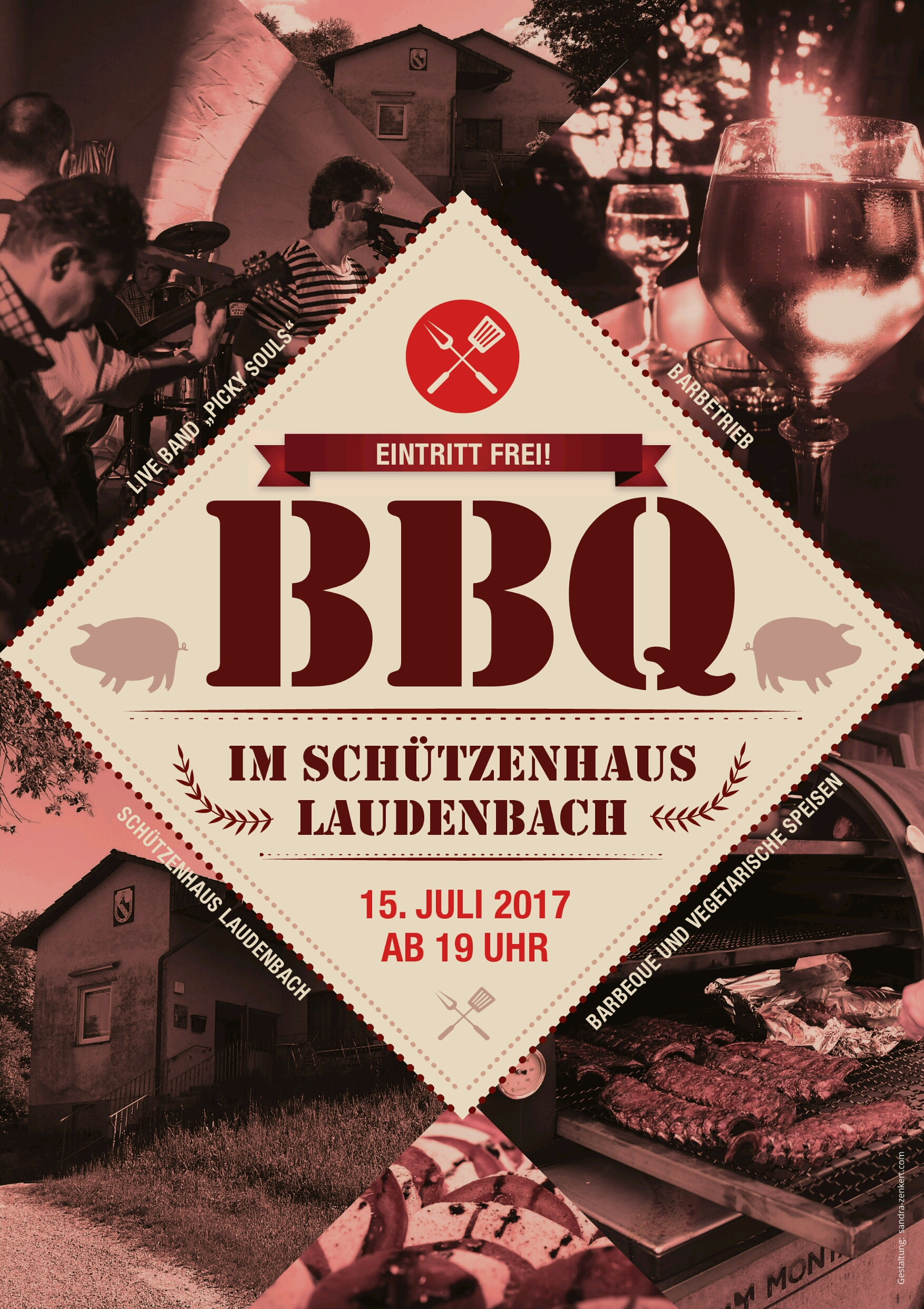 BBQ mit Livemusik im Schützenhaus Laudenbach
