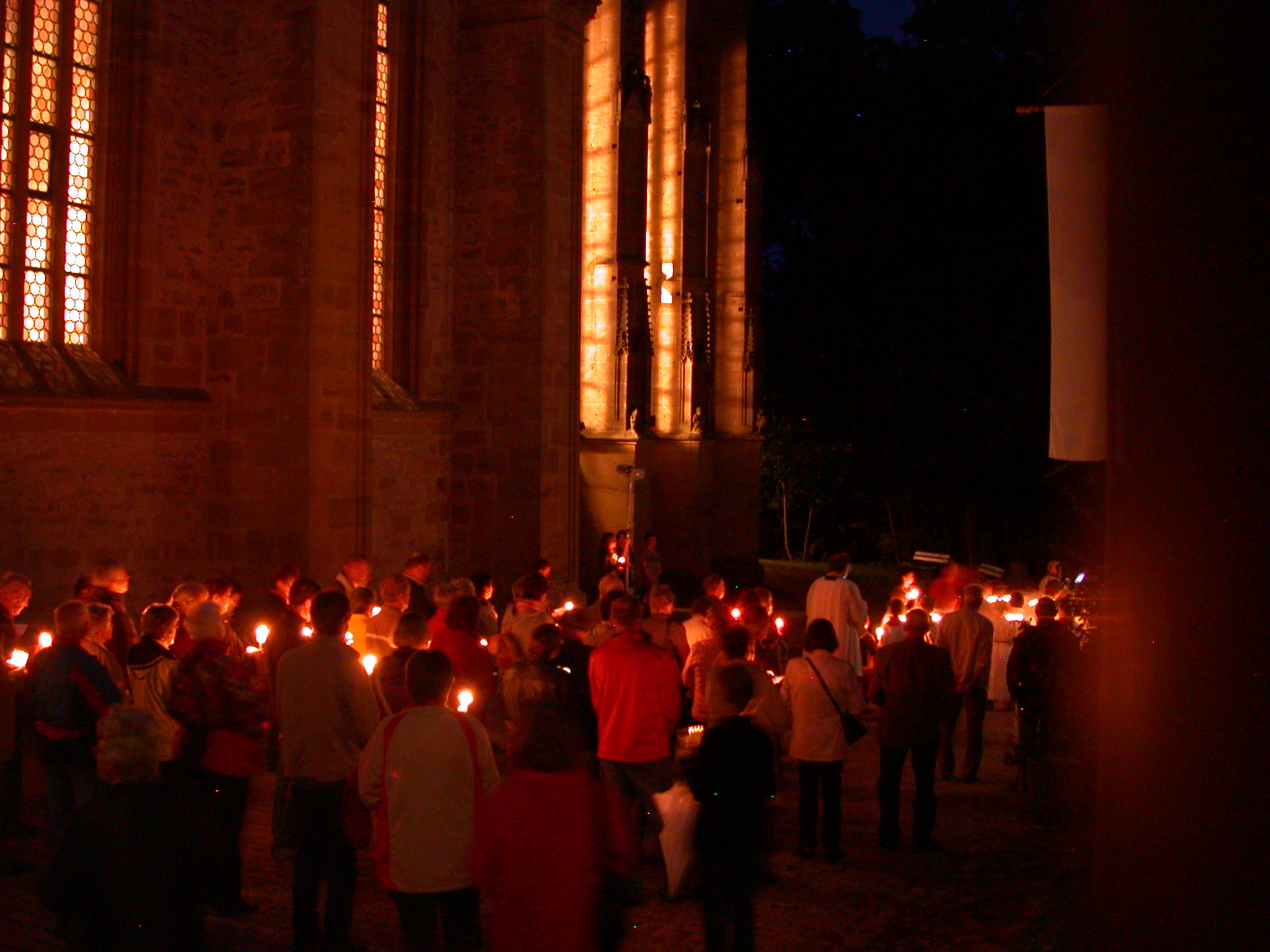 Lichterprozession zur Bergkirche