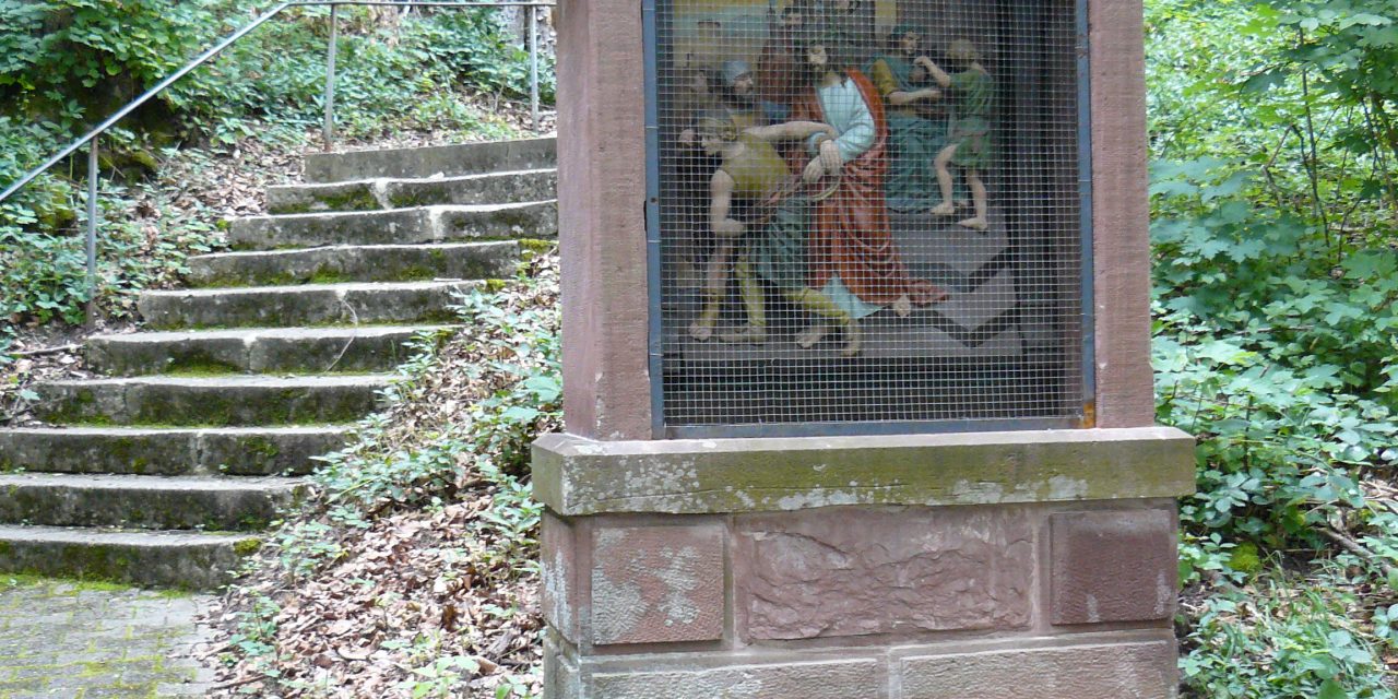 Bergkirche Laudenbach – Kreuzweg am Karfreitag