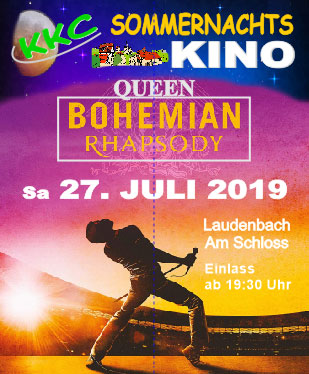 KKC-Sommernachtskino – Queen-Open-Air mit dem Film “Bohemian-Rhapsody” 