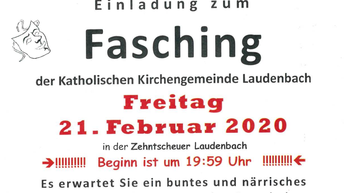 Fasching der Katholischen Kirchengemeinde Laudenbach