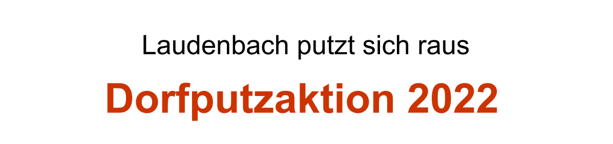 Dorfputzaktion 2022