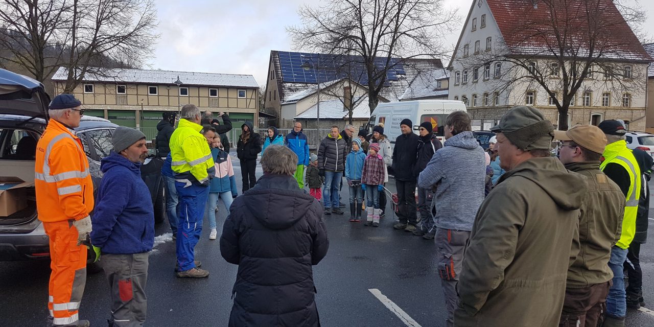 Erfolgreiche Dorfputzaktion in Laudenbach