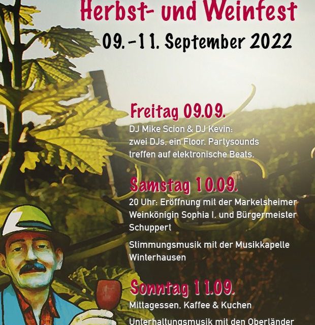 Vorankündigung Herbst- und Weinfest Laudenbach