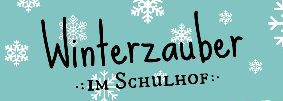 Winterzauber im Schulhof