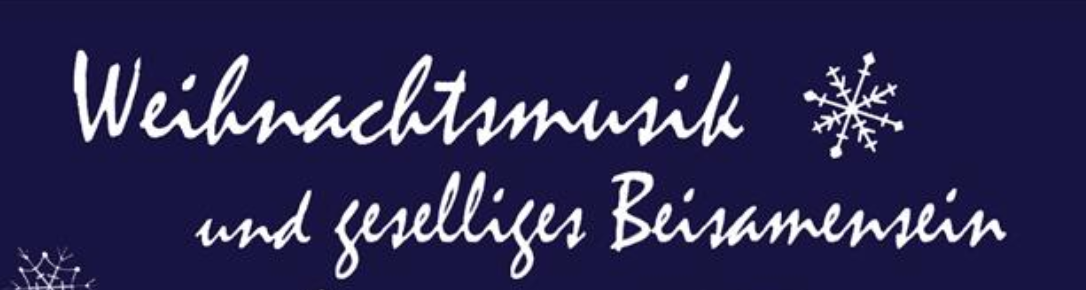 Weihnachtsmusik und geselliges Beisammensein