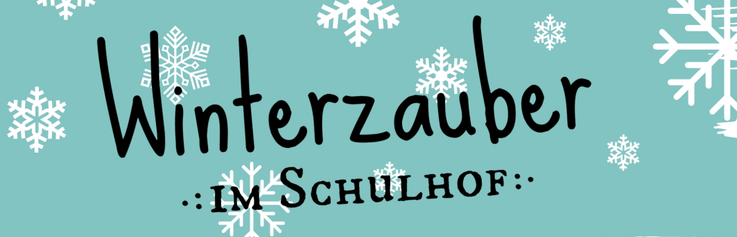 Winterzauber im Schulhof