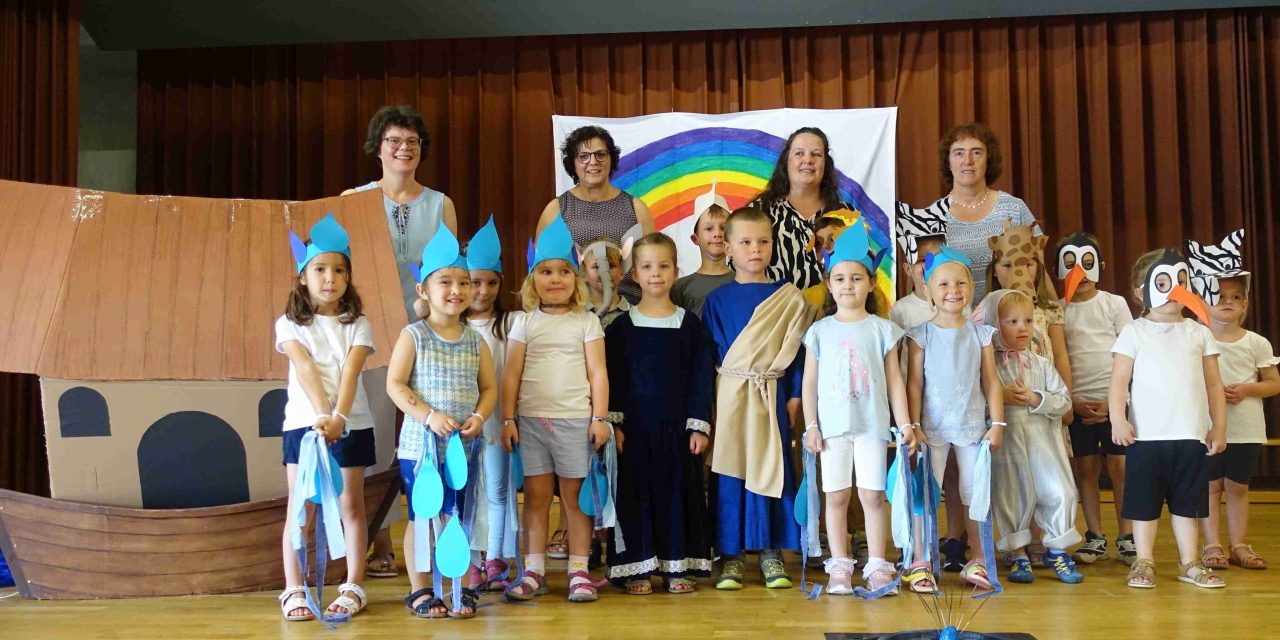 Sommerfest des Katholischen Kindergartens Maria Theresia und Gemeindefest zum Patrozinium der Pfarrei St. Margareta in der Zehntscheune Laudenbach