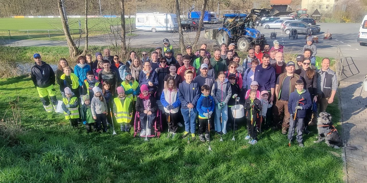 Erfolgreicher Dorfputz in Laudenbach